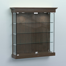 Витрина для музеев "Коллекция" настенная №2-3, Дуб Венге