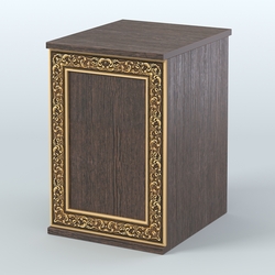 Стол-ресепшен малый серии БАРОККО №2, Дуб Венге