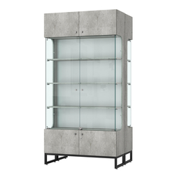 Витрина Монти №5 двусторонняя, Метрополитан Грей