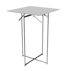 Хромированное вешало КВАДРАТ №1-3 (верхняя платформа - ДСП 16мм), Серый