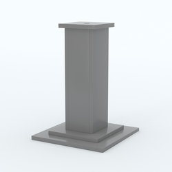 Подставка для флага "Коллекция" №1, Темно-Серый