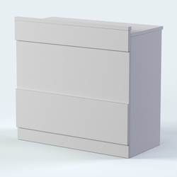 Стол - верстак с ящиками №2, Серый