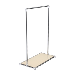 Хромированный стенд-вешало TD-09 №1-3 ДСП 16мм, Крем Вайс