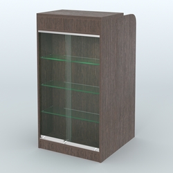 Ресепшен-Лайт №7 (600 мм) (Фасадная стенка - ЛДСП), Дуб Венге