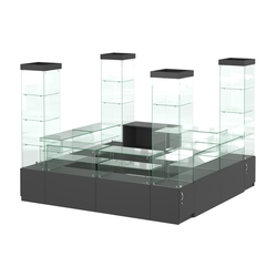 Павильон ИСТРА островной №1а (7, 29 кв.м), Черный