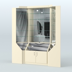 Павильон угловой серии Эталон №1, Крем Вайс