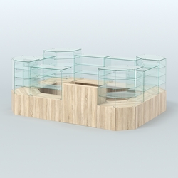 Павильон ИСТРА в центр зала №10 (открытый) (8, 32 кв.м), Дуб Сонома