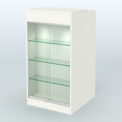 Ресепшен-Лайт №7 (600 мм) (Фасадная стенка - ЛДСП), Белый