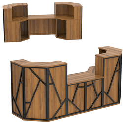 Ресепшен серии ЛОФТ - АЛЬФА КОМБО №8, Орех