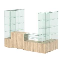 Павильон ИСТРА пристенный №7б (3, 64 кв.м), Дуб сонома