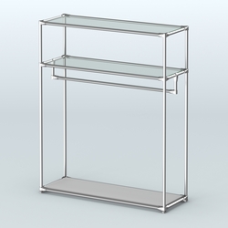 Островная торговая система ХРОМ 1200 мм №7, Серый