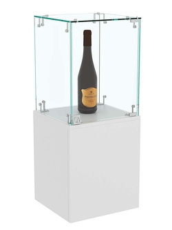 Демо стенд со стеклом Льдинка №1, Серый