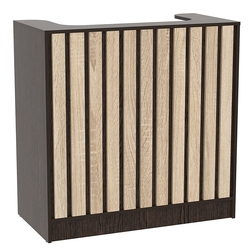 Прилавок под кассу серии "Смок" №2, Дуб Венге и Дуб Сонома