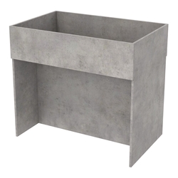 Корзина для распродаж из ДСП №5, Бетон Чикаго светло-серый F186 ST9