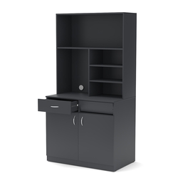 Офисная мини-кухня ВЕКТОР №6, Антрацит