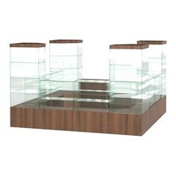 Павильон ИСТРА островной №3а (11, 35 кв.м), Орех