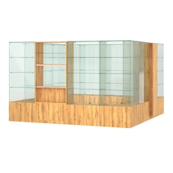 Павильон ИСТРА островной №5б (11, 35 кв.м), Дуб Золотистый