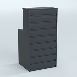 Ресепшен серии ПРАЙМ №2А, Антрацит