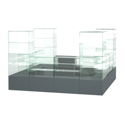 Павильон ИСТРА островной №3б (11, 35 кв.м), Темно-Серый