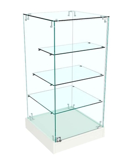 Прилавок Истра с держателями для полок №112 (закрытый), Белый