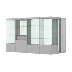 Павильон ИСТРА пристенный №1г (5, 87 кв.м), Серый