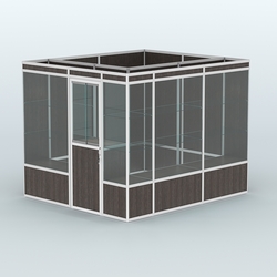 Павильон из профиля угловой №4а (5,5 кв.м), Дуб Венге