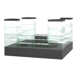 Павильон ИСТРА островной №3а (11, 35 кв.м), Черный