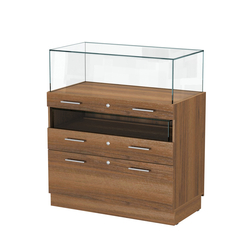 Прилавок ювелирный "Диаманд" №2-1000, Орех