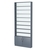 Стеллаж из ДСП с 8-ю полками 150x900 мм серии LEVEL-8 №9-1 (З/C - СТЕКЛО) Темно-Серый