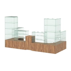 Павильон ИСТРА пристенный №8а (6, 68 кв.м), Дуб Канзас коричневый