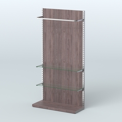 Система ЭЛЕГАНТ с ДСП №7 (1200 мм), Ясень Анкор темный