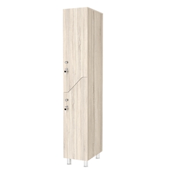 Шкаф для раздевалок СТАНДАРТ-Элегия №1Б, Дуб Сонома