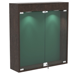 Витрина настенная БАРОН для медалей №1-3А , Дуб Венге + 10 Green