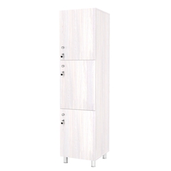 Шкаф для раздевалок СТАНДАРТ-ТРИО №2, Ясень Анкор светлый - U31104