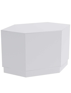 Прилавок из ДСП Эконом №14 угловой (внешний угол), Серый