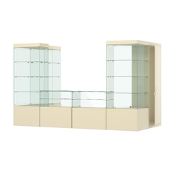 Павильон ИСТРА пристенный №3б (5, 87 кв.м), Крем Вайс