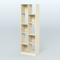 Стеллаж из ДСП серии ЛОФТ №8-1, Крем Вайс