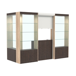 Угловой павильон №2-3П (3,24 кв.м), Дуб Венге и Дуб Сонома