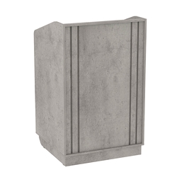 Кафедра для выступлений Конференс №24, Бетон Чикаго светло-серый F186 ST9