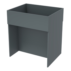 Корзина для распродаж из ДСП №3, Темно-Серый