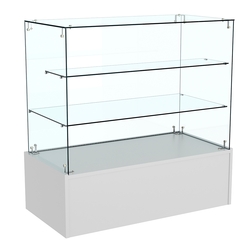 Прилавок Истра на подиуме №2 (открытый), Серый