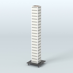 Стойка напольная для очков ОПТИКА №1, Черный и Белый