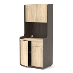 Офисная мини-кухня ЭЛЕГИЯ №1А, Дуб Венге и Дуб Сонома