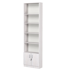 Стеллаж из ДСП с 4-мя полками 200x600 мм серии LEVEL-4 №3 (З/C - ДВП), Ясень Анкор светлый