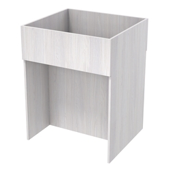 Корзина для распродаж из ДСП №2, Ясень Анкор светлый