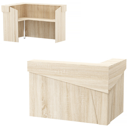 Стойка ресепшен АРТ №1, Дуб Сонома