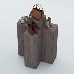 Демо-стенд Ступени Т-обр №1, Ясень Анкор темный