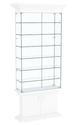 Витрина узкая ЦИТАДЕЛЬ №31, Белый