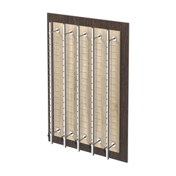 Дисплей настенный для очков ОПТИКА №1, Дуб Венге + Дуб Сонома