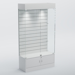 Витрина СЕТЬ №1 с экономпанелью, Белый